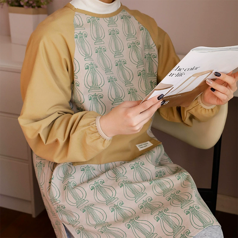 Новая зимняя спецодежда для дома, кухни, кафе, студии, водоотталкивающая, грязеотталкивающая, хлопковая, с длинными рукавами.