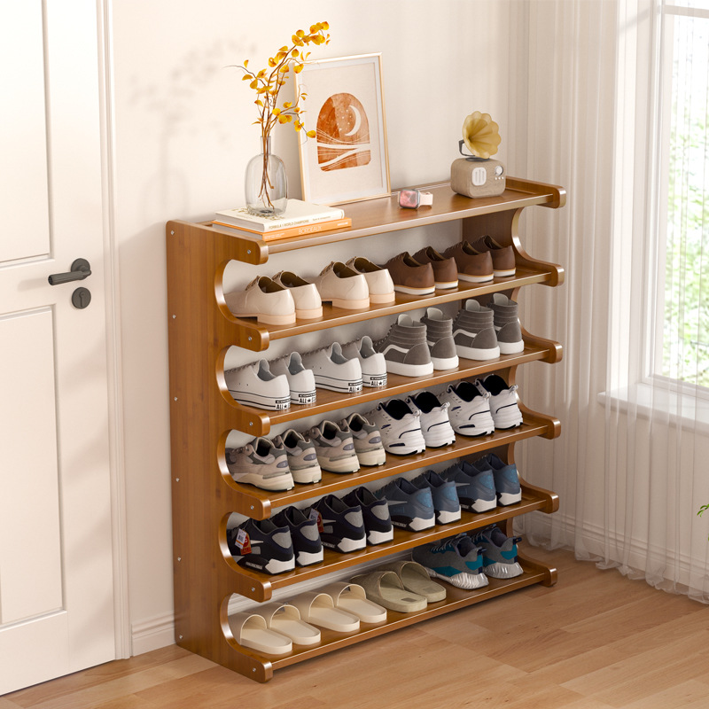 Haichuan porta de zapatos almacenamiento a prueba de polvo simple puerta de entrada multicapa zapatos almacenamiento estante de alquiler