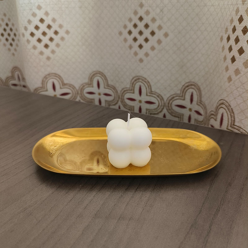 Fábrica en stock mini cubo aromaterapia vela regalo creativo decoración del hogar Accesorios de tiro pequeño cubo vela