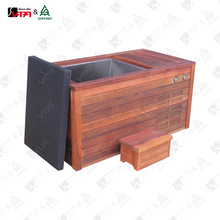 红雪松 双层方形304不锈钢 冷水浴缸 工厂发货 桑拿房 制冷 1人使