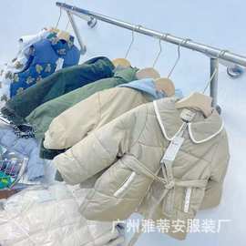 糯言童装羽绒冬季拿货直播童裝一手貨源混批品牌尾貨杂款加厚保暖