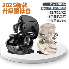 2025 新しいヘッドフォン Bluetooth 長いバッテリー寿命 HiFi 超高品質低音耳掛け非インイヤーワイヤレスヘッドフォン