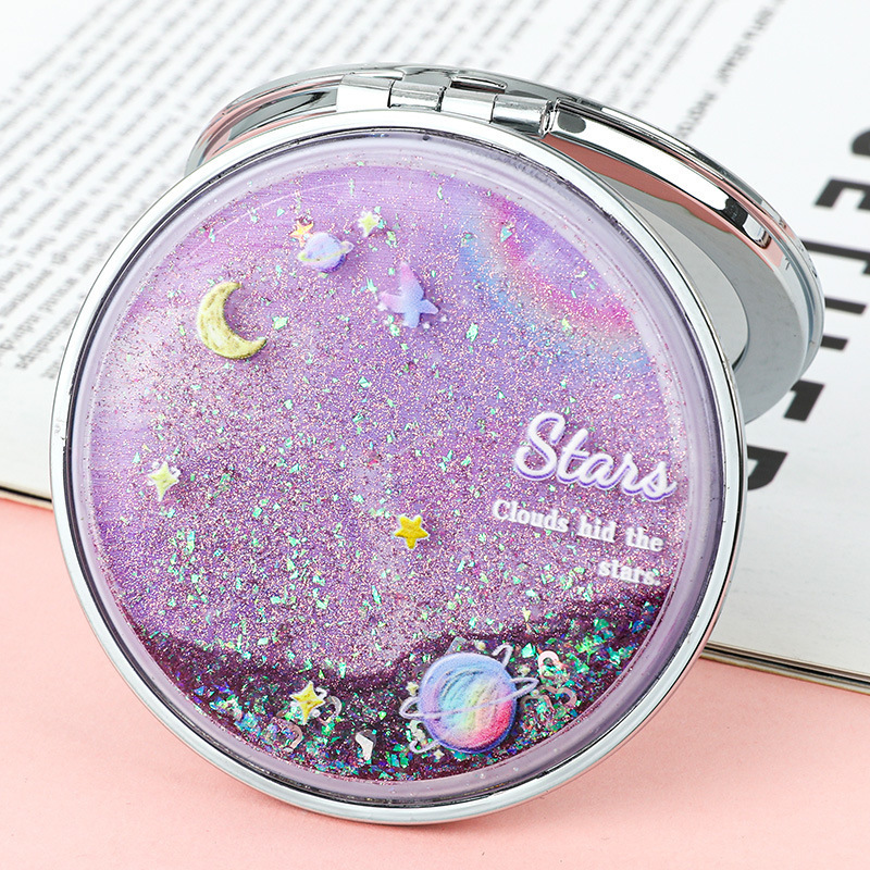 Oil painting starry sky [purple]