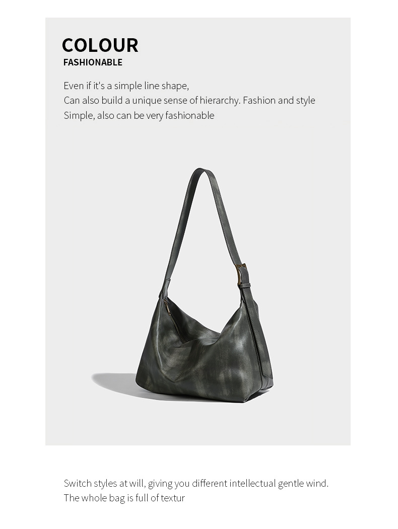 Elegant Large Capacity Soft Leather Hobo Shoulder Bag For Women_voghion.com
