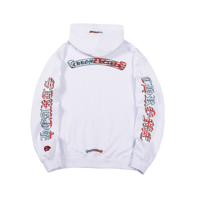 24新款chrome Hearts 克罗伈卫衣正确版马蹄连帽卫衣广州工厂批发|undefined