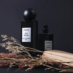 新品SACO香伴一生男士香水烏木沉香木質香調持久留香50ml一件代發