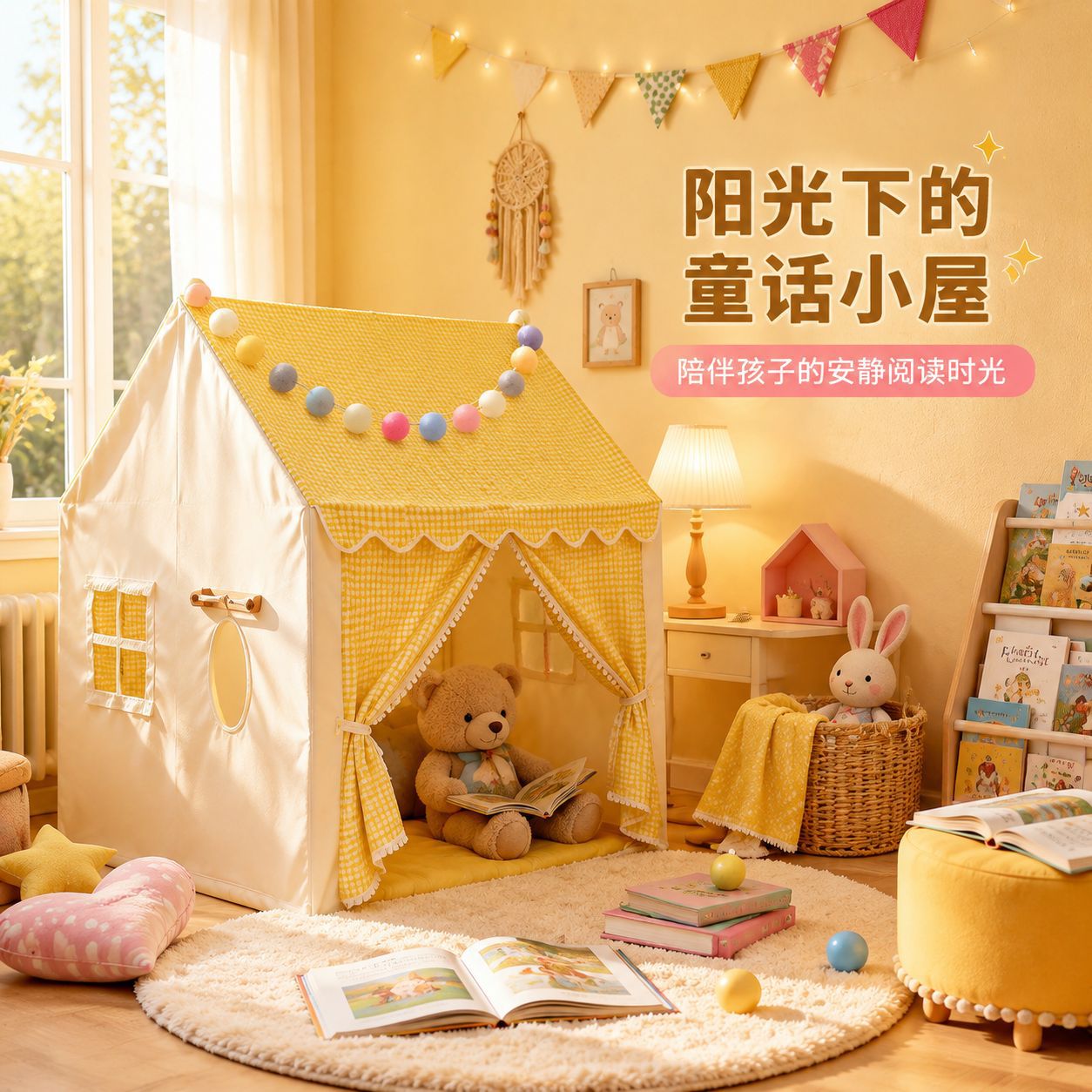 Procesamiento personalizado tienda de campaña para niños princesa castillo secreto casa de juegos bebé cama interior portátil pequeña tienda de campaña