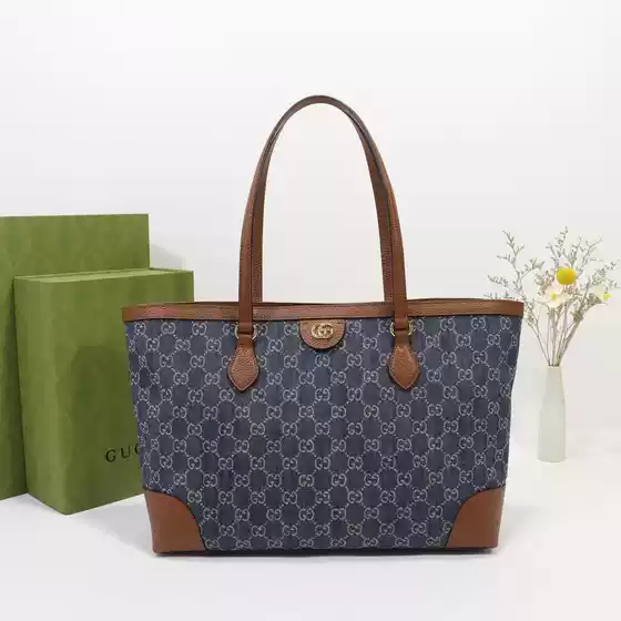 2025 New Women's Presbyopic Leather Hand-Held Shoulder Tote Shopping Bag with Large Capacity
