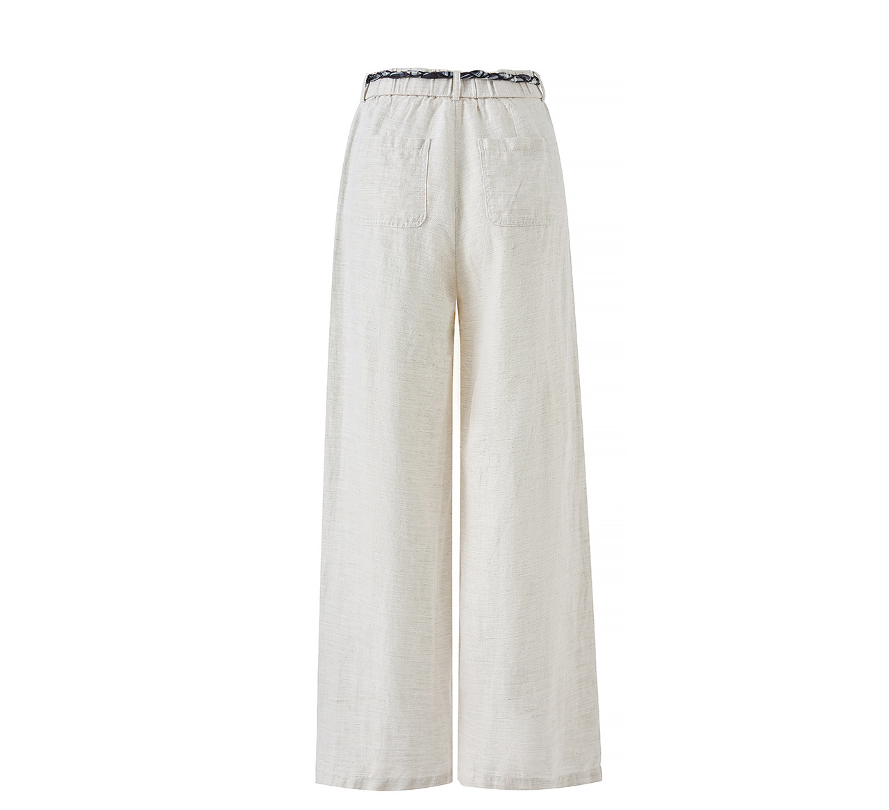 Quần culottes nữ ống rộng chất liệu linen phối dây rút cạp — màu sắc chi tiết 23