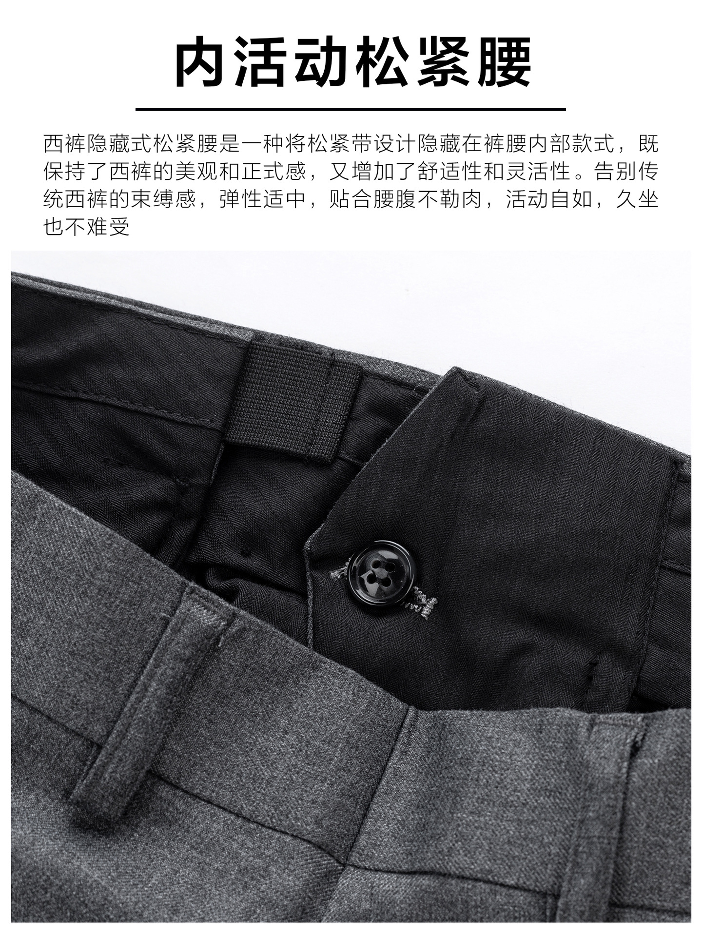 Pantalones de hombre de negocios pantalones grises pantalones de servicio pantalones recto de hombre nueve pantalones profesionales personalizados