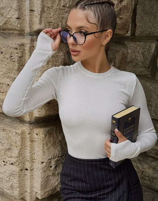Свитер с длинным рукавом, футболка, облегающие, без Amazon