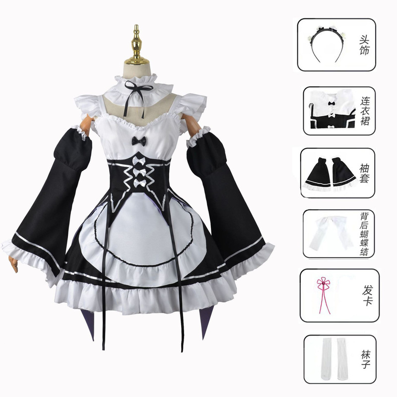 レムラムコススーツ ゼロから始める異世界生活 レムラム コスプレ ロールプレイ|undefined