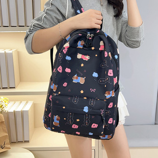 Summer New Backpack Large Capacity Cute Men's and Women's Backpack Women's Casual Junior High School College Student Bag Wholesale