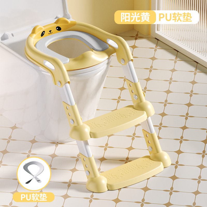 Inodoro para niños, tipo escalera, niño, niña, bebé, inodoro, asiento, asiento, escalera plegable, taburete auxiliar, inodoro