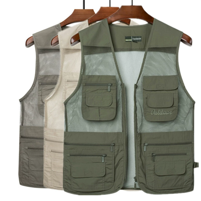 Summer vest for work for photo sessions