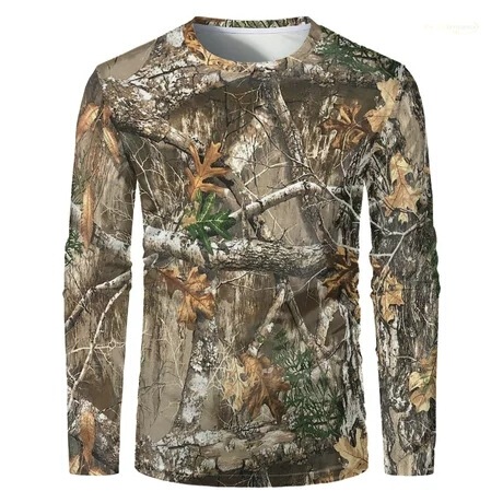 Cross-Border Export Men's Camouflage Hunting Long-Sleeved Men's T-Shirt Outdoor Sports Tactical Training Clothing Long-Sleeved T-Shirt Cross-Border Export Men's Camouflage Hunting Long-Sleeved Men's T-Shirt Outdoor Sports Tactical Training Clothing Long-Sleeved T-Shirt