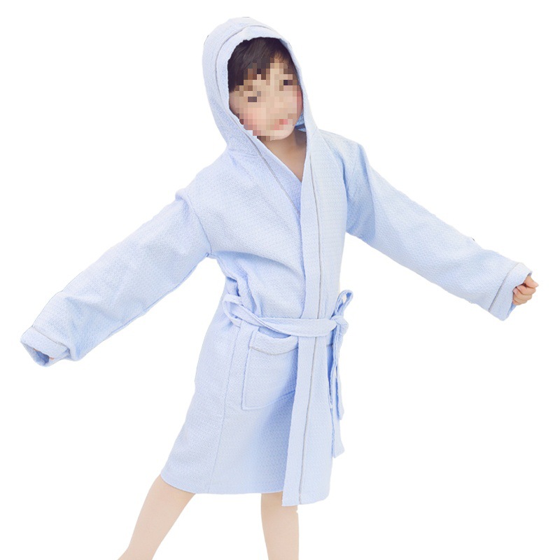 With hood, azure