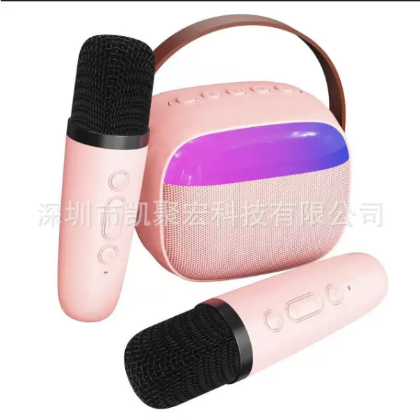 插卡K30蓝牙音响户外便携式迷你无线话筒K歌麦克风套装蓝牙音箱