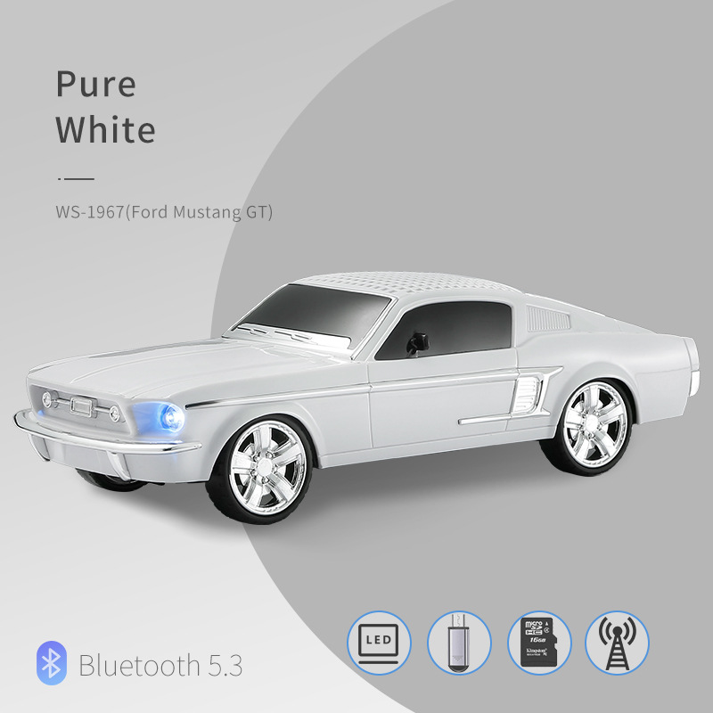 Comercio exterior transfronterizo WS - 1967 Ford Mustang GT altavoces Bluetooth multifuncional modelo de automóvil retro regalos de sonido