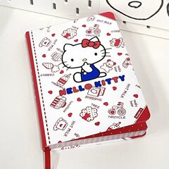 ハローキティのカラーページのノートの少女の心の学生の高い顔の値の漫画のかわいい硬い殻のkt猫の手の帳簿