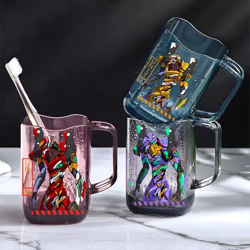 Evangelista dibujos animados cepillo de dientes tazas de enjuague encantador tazas de lavado casero de plástico bebé niño tanque de dientes para niños