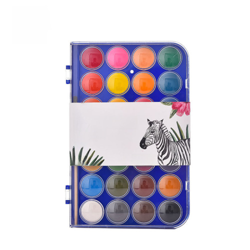 Miaoqu Le 661 Beginner 12 Color Solid Watercolor Paint Powder Cake Set Solid Watercolor, Factory Wholesale