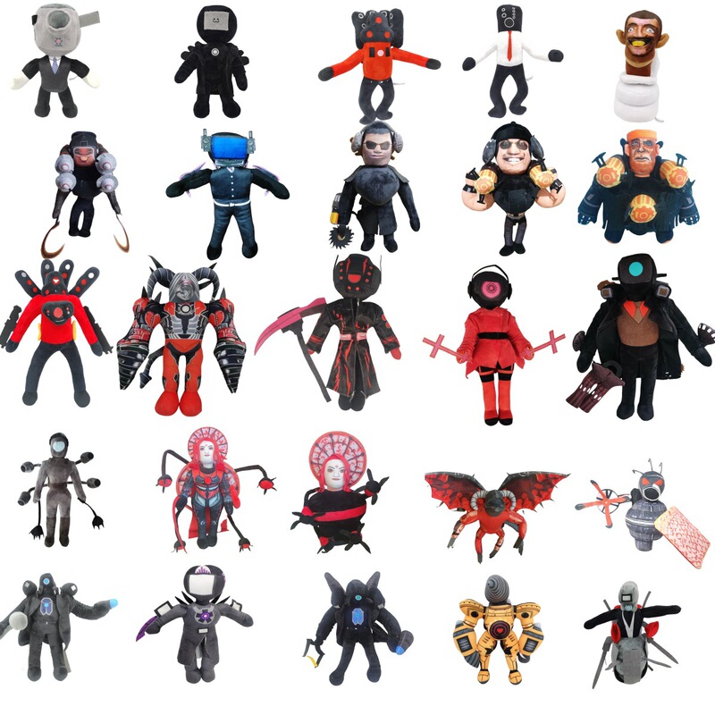 Cross-border Toilet Battle Monitor Titan Audio TV Plush Toy skibidi Toilet Cross-border Toilet Battle Monitor Titan Audio TV Plush Toy skibidi Toilet