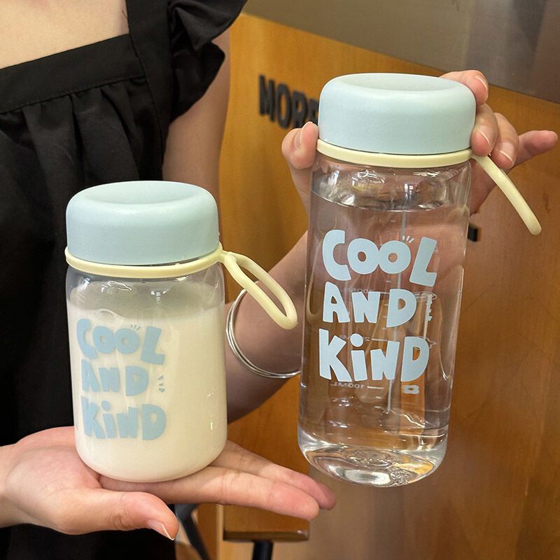 Explosive high temperature resistant casual cup high color value out of plastic cup portable simple student cup men's and women's direct drinking cup