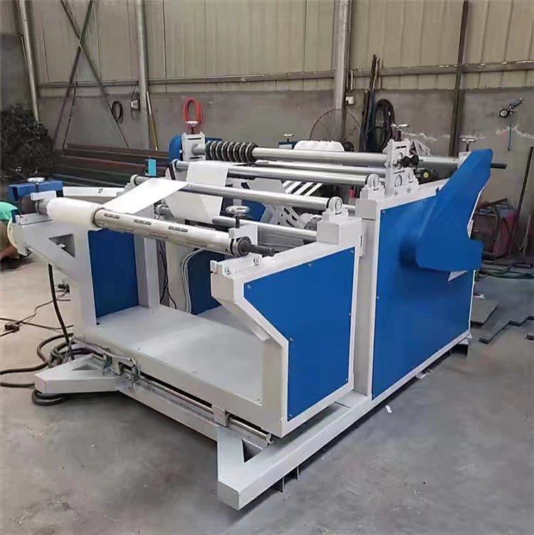 Машина для резки и обмотки автоматическая бумага нетканый материал кожаная ткань обмотка машина для коррекции постоянного натяжения машина для резки