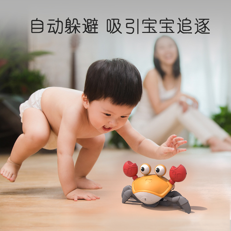 New automatic induction escape crab will crawl Electric Children baby will move singing educational gift toys