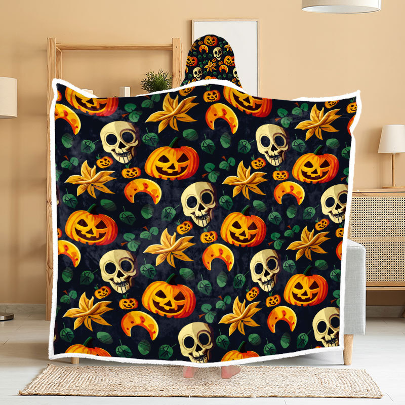 Cross-border wish capas multifuncionales de doble capa encapuchada doble capa de invierno engrosado lana calentamiento de flange camisa