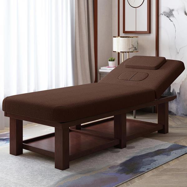 Fábrica directa cama de belleza de madera sólida sala de belleza multifuncional con agujeros de moxibustión cama de fisioterapia cama de masaje de belleza cama de masaje image 22