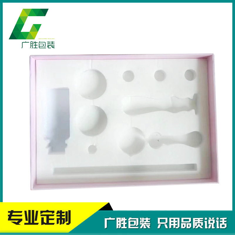 白色植绒珍珠棉内衬发泡膜防震保护衬膜防静电珍珠棉厂家直供批发