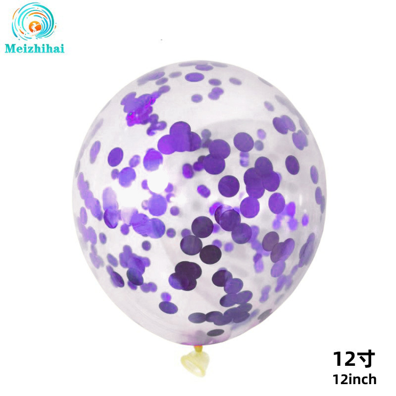 Bolas de lentejuelas moradas 100 unidades/paquete