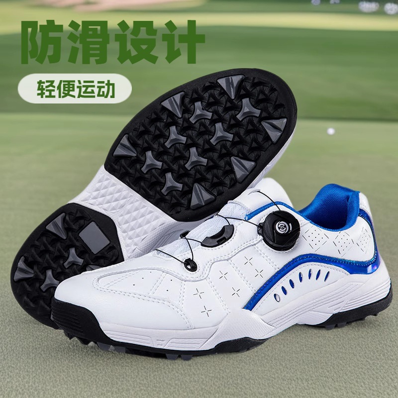 남성과 여성을 위한 새로운 골프 신발, 회전 버클 캐주얼 골프 트레이닝 슈즈, 경량 운동화의 공장 직접 판매