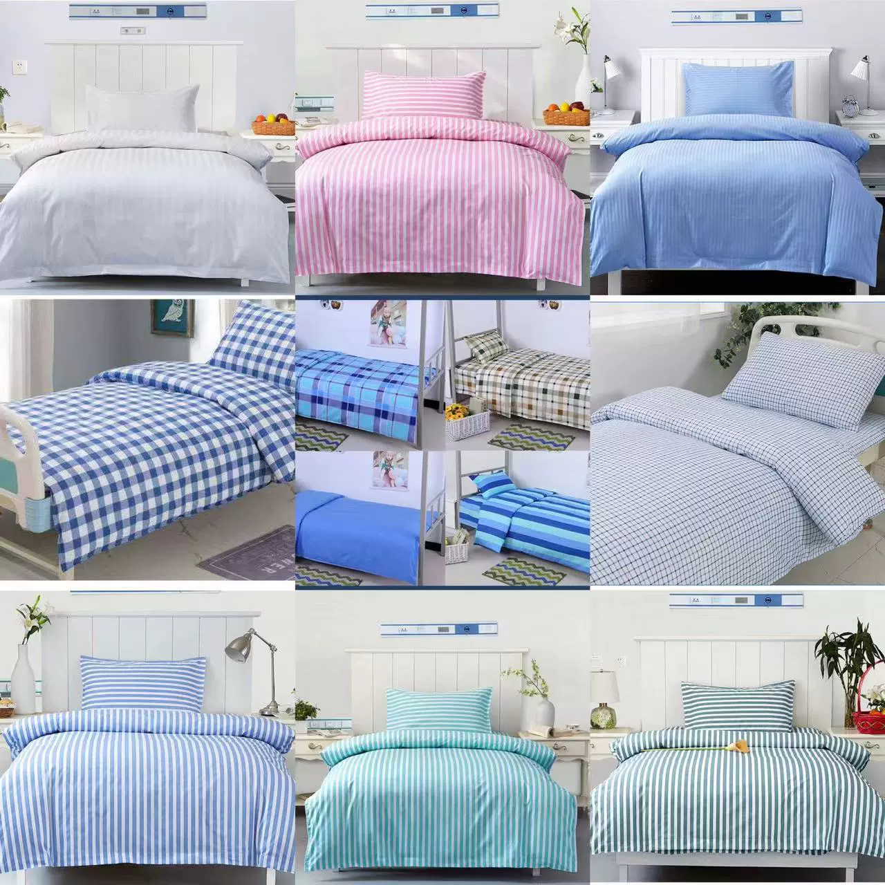 Больничные одноразовые медицинские постельные принадлежности набор из трех частей белые атласные кровати больничные простыни одеяла одноразовые принадлежности