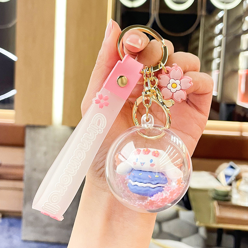 Llavero Creativo de Sanrio con Perro de Orejas Grandes, Cinnamoroll, Colgante para Bolso, Adorno, Pequeño Regalo al por Mayor de Yiwu