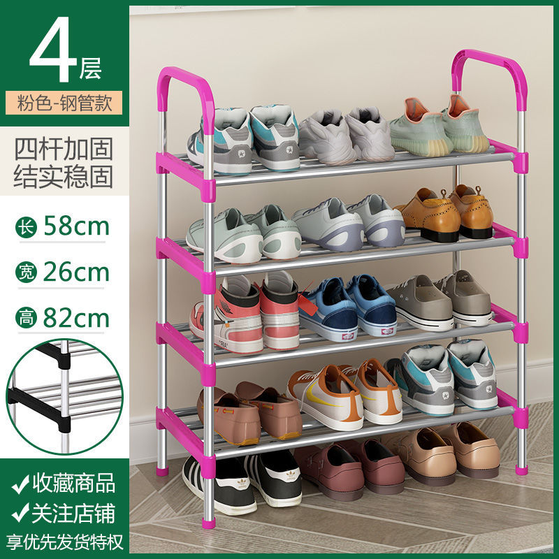 Estante de zapatos simple resistente al polvo de alquiler de estudiantes 12 porta de almacenamiento doméstico estante de puerta 33