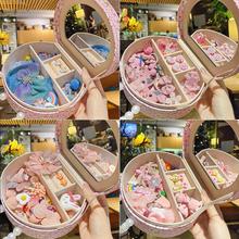 儿童发饰小女孩发卡套盒头饰发夹子公主女童饰品首饰套装礼盒高档