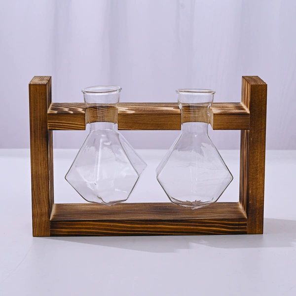 Two bottles of stroke wooden frame+diamond