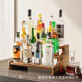 跨境木质多用途桌面收纳架橱柜储物架客厅整理架厨房置物架调料架