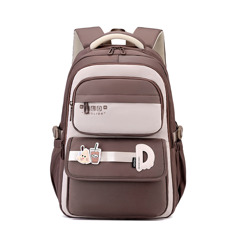 Mochila escolar Jianglida para estudiantes de secundaria, mochila ligera para niñas, mochila informal de gran capacidad para estudiantes de secundaria