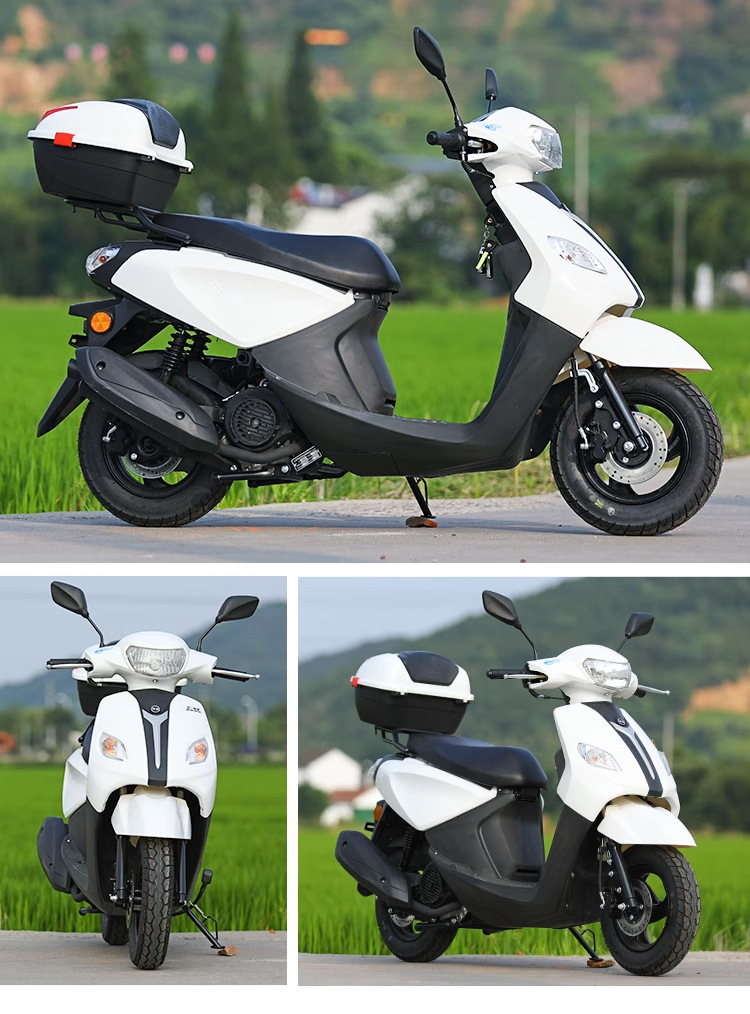 Domestic Electric-Injected Two-Wheeled Motorcycles for Men and Women, Large Fuel-Powered Scooters, Jinlangwang Commuter Adult Scooters