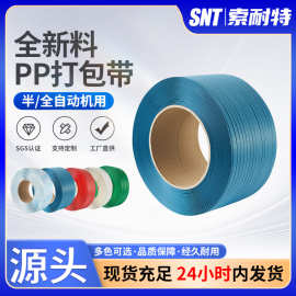 PP透明打包带批发机用手工捆绑带打包带拉力好透明热熔机用包装带
