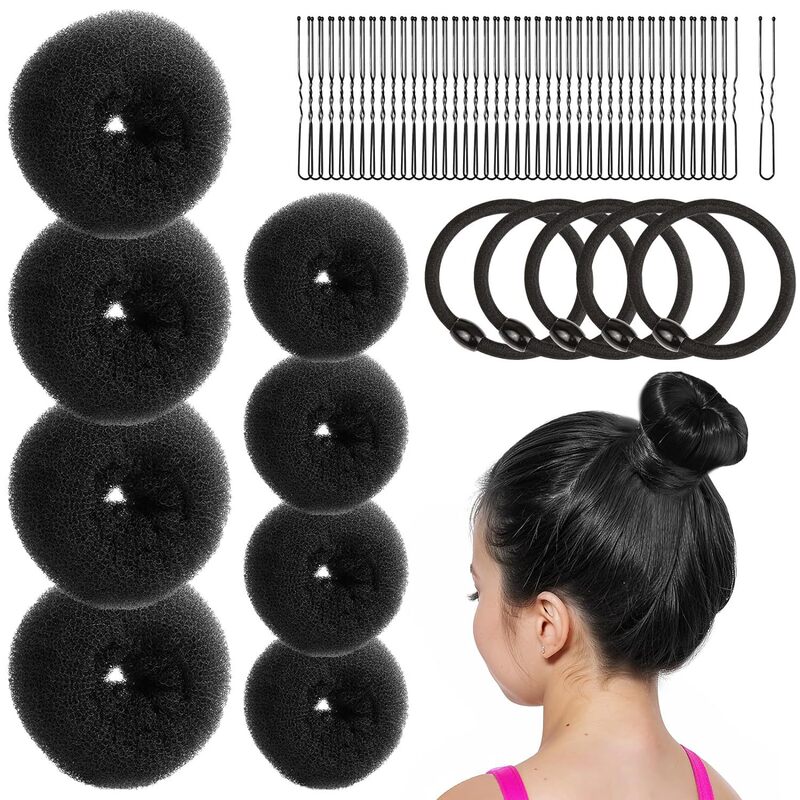 ヘア用品のヘアアイロンセットの髪の針の団子の頭のつぼみの髪の形の理髪道具|undefined
