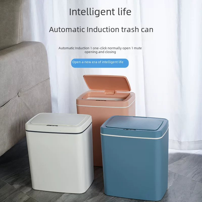 Smart induction garbage can for home use, battery charging, 25 years