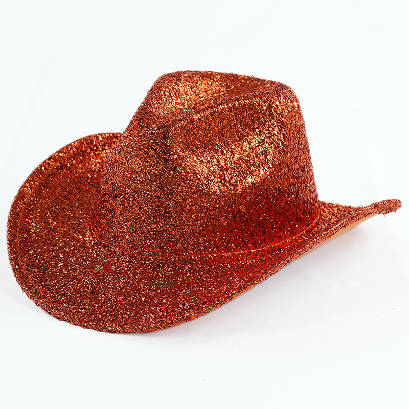 Europa y los Estados Unidos multicolor sombrero de vaquero occidental extranjero espectáculo de escenario cool festival de sombrero de jazz