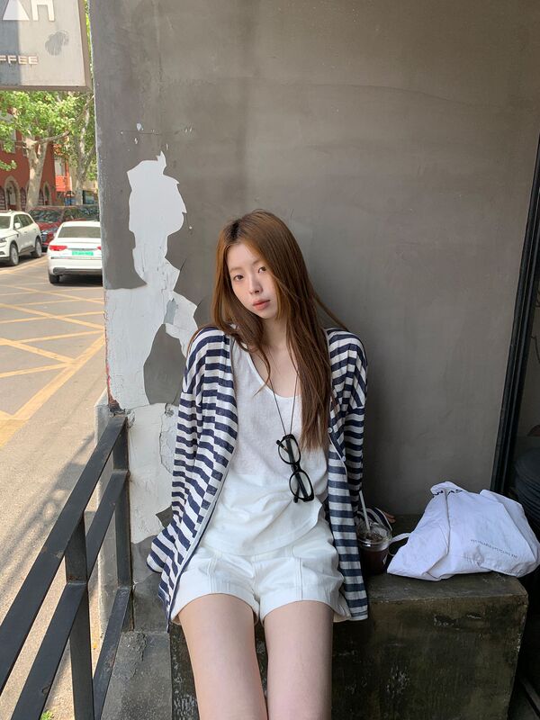 【自家工厂现货】防晒外套女今年流行爆款条纹巨好看的休闲上衣|undefined