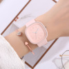 Universal multicoloured quartz watches suitable for men and women, watch, Korean style