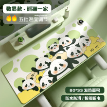 加热鼠标垫超大发热学生书桌电脑暖桌垫办公室桌面暖手电热垫冬天